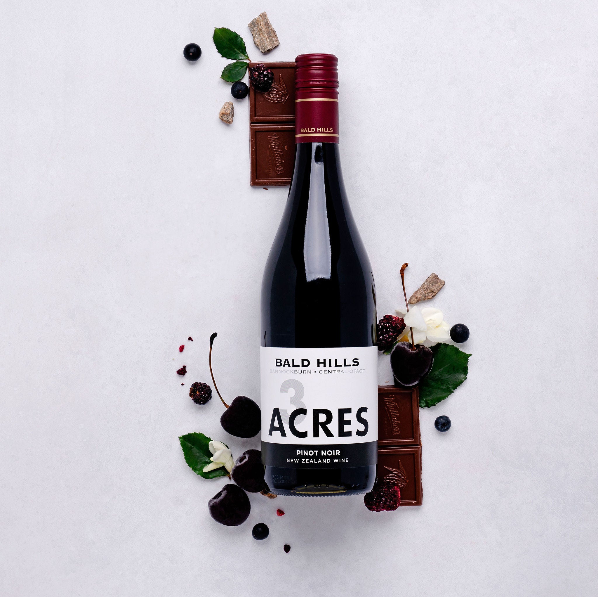 3 Acres Central Otago Pinot Noir 2022 | Buy Online | Bald Hills