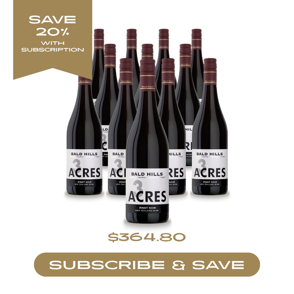 3 Acres Bannockburn Pinot Noir 2022 - 12 Bottles