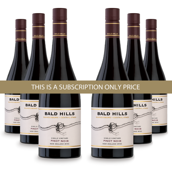 Subscribe & Save 15% ~ 6 Pack of Single Vineyard Central Otago Pinot Noir 2018